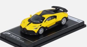 KTH19 - Voiture de couleur jaune - Collection Hypercar League - BUGATTI Divio