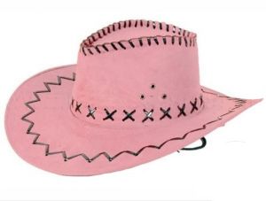 Accessoire pour Adultes - Chapeau de Cowboy de couleur Rose