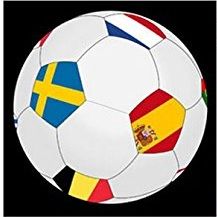 LPB22290 - Jouet gonflable - Ballon de foot dimensions : 25 cm - EURO 2016
