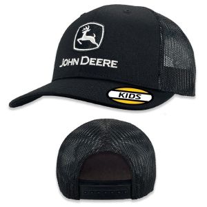 JA5308-3345-BK - Casquette avec arrière en maille de couleur noire - JOHN DEERE