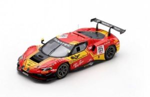 LOSLSRC188 - Voiture des 24H SPA 2024 pilotée par Alessio ROVERA - FERRARI 296 GT3 #51
