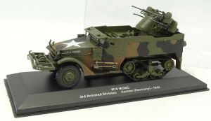 MAGMILBL03 - Véhicule américain de la seconde guerre mondiale Half Track M16 MGMC blindé version DCA de la 3 eme division bataille d' Aachem Allemagne 1944