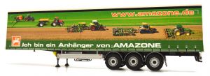 Remorque Pacton bâchée AMAZONE 3 Essieux
