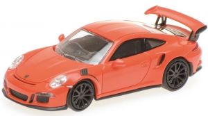 Voiture sportive PORSCHE 911 GT3 RS de 2015 de couleur orange