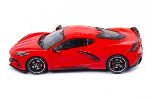 IXOMOC303 - Voiture de 2020 couleur rouge - CHEVROLET Corvette C8 Stingray