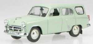 MAGLCMOS423 - Voiture break soviétique MOSKVICH 423N de 1958 de couleur verte vendue en blister