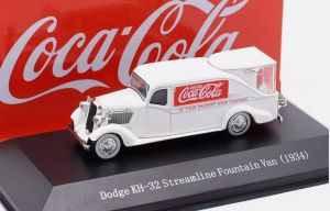 MAGRANDODGE - Voiture publicitaire - COCA-COLA - DODGE KH-32 Streamline Fountain Van de 1934 couelur blanche