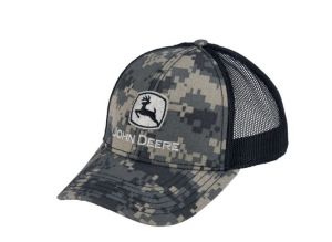 MC13080407BK - Casquette avec arrière en filet de couleur grise - JOHN DEERE