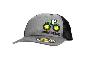 MC53084520CH - Casquette pour enfants avec arrière en filet de couleur grise et noire - JOHN DEERE