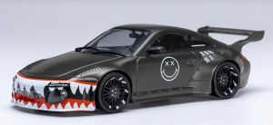 IXOMOC342.22 - Voiture de 2020 couleur grise - PORSCHE 911 - Old and New