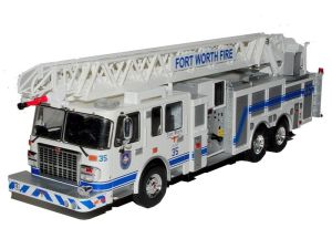 MU1ALA0020 - Véhicule pompiers des USA 2015 couleur blanc et bleu - SPARTAN Gladiator 105 rm