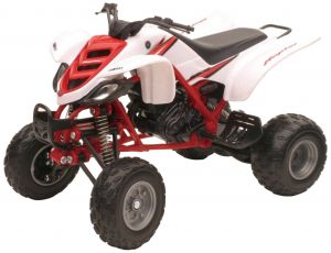 NEW42923 - Quad de couleur Blanc et rouge - YAMAHA Raptor 660R