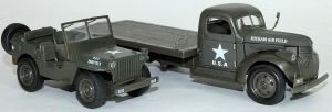 NEW61053BSS - Camion porteur Chevrolet avec Jeep Willys des années 1941