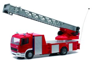 NEW87943 - MERCEDES BENZ pompier grande échelle radio commandé