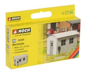 Cabane tôle en kit à monter de dimensions 5,3 x 3,8 x 3,5 cm
