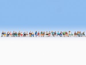 Lot personnages assis