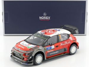 NOREV181632 - Voiture de rallye CITROEN C3 WRC N°7 Winner Mexico de 2017 équipage K Meeke / P Nagle