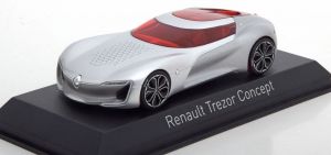 Voiture Concept car RENAULT Trezor du Salon de paris 2016 de couleur grise