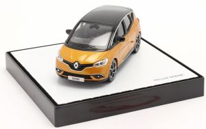 NOREV80364 - Voiture berline RENAULT Scenic de 2016 de couleur orange métallisée version boite constructeur