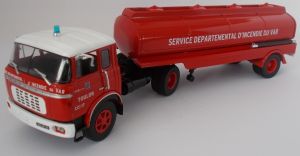 ODE066 - Camion de pompier BERLIET TR12 4x2 Service Départemental d'incendie du Var citerne à eau