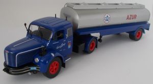 ODE068 - Camion 4x2 BERLIET TLM avec citerne AZUR aux couleurs des Transports Olivier Leloup