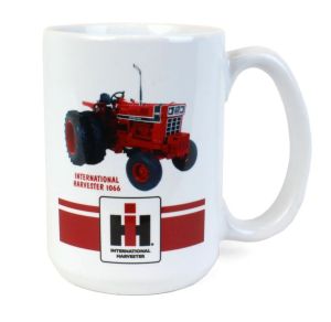 OBT162 - Tasse en céramique de couleur blanche avec un INTERNATION 1066