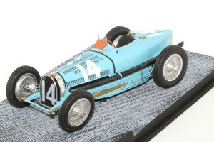 PANTHEON014 - Voiture du Grand Prix de L'A.C.F 1934 couleur bleue N°14 - BUGATTI Type 59