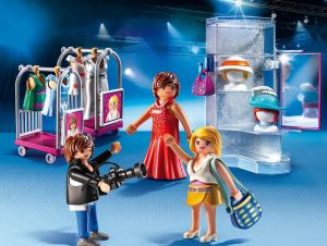 Photographe avec Top modèles et accessoires de mode PLAYMOBIL - Contient : 61 Pièces