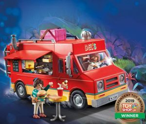 PLAY70075 - Jouet de construction PLAYMOBIL - Playmobil The Movie - Food Truck de Del