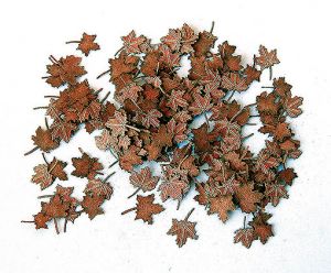 Boite d'imitation de feuilles d'érables rouges de 3mm pour maquette
