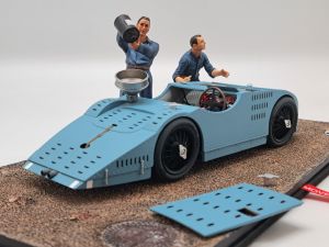 PANTHEON025 - Voiture avec capot ouvert 2 figurines et décalques du Grand Prix de l'A.C.F. Tours 1923 - BUGATTI Type 32 #6