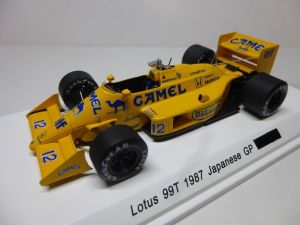 RECR70184 - Voiture 6ème GP F1 Japon 1987 N°11 – LOTUS 99TB