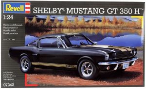 REV07242 - Voiture sportive SHELBY Mustang GT 350 H en kit à peindre et à assembler peinture et colle non incluses