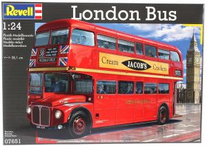 REV07651 - Bus impériale de Londre en kit à peindre et à assembler peinture et colle non incluses