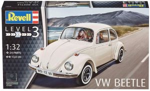 REV07681 - Voiture berline VOLKSWAGEN Beetle en kit à peindre et à assembler peintures et colle non incluses