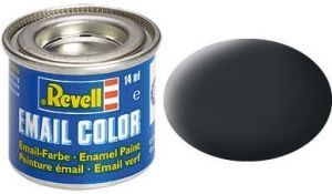 Pot de peinture émail de 14ml couleur gris anthracite mat