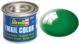 REV32161 - Pot de peinture émail de 14ml couleur vert émeraude brillant