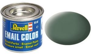 Pot de peinture émail de 14ml couleur gris vert mat
