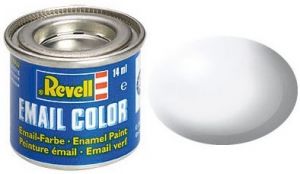 REV32301 - Pot de peinture émail de 14ml couleur blanc satiné