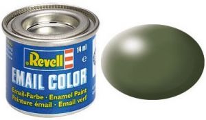 REV32361 - Pot de peinture émail de 14ml couleur vert olive satiné