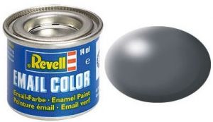 REV32378 - Pot de peinture émail de 14ml couleur gris foncé satiné