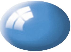 Pot de 18ml de peinture acrylique couleur bleu brillant clair