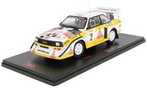 Voiture du rallye de Monte Carlo 1986 N°2 - AUDI Sport Quattro S1