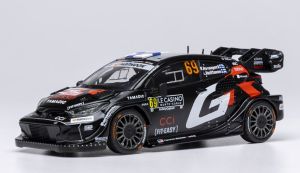 IXORAM972C.22 - Voiture du rallye de Monte Carlo 2025 pilotée par Kalle ROVANPERA - TOYOTA GR Yaris Rally1 #69