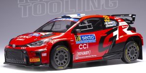 IXO18RMC211.22 - Voiture du rallye de Finlande 2024 pilotée par Jari-Matti LATVALA - TOYOTA GR Yaris Rally2 #39