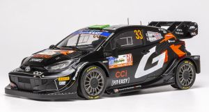 IXO18RMC227.22 - Voiture du rallye du Japon 2024 pilotée par Elfyn EVANS - TOYOTA GR Yaris Rally1 Hybride #33