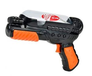 Pistolet à eau Blaster XM240 de couleurs Noir et Orange