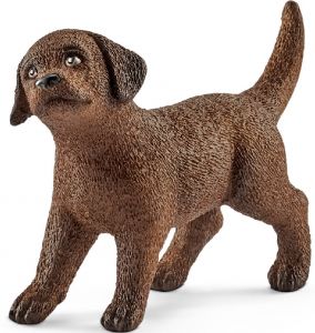 SHL13835 - Figurine de l'univers des animaux de la ferme - Chiot Labrador Retriever