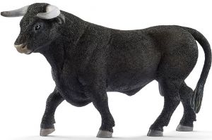 SHL13875 - Figurine de l'univers des animaux de la ferme - Taureau de couleur Noir