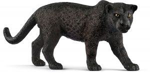 Figurine de l'univers des animaux sauvages - Panthère de couleur Noire